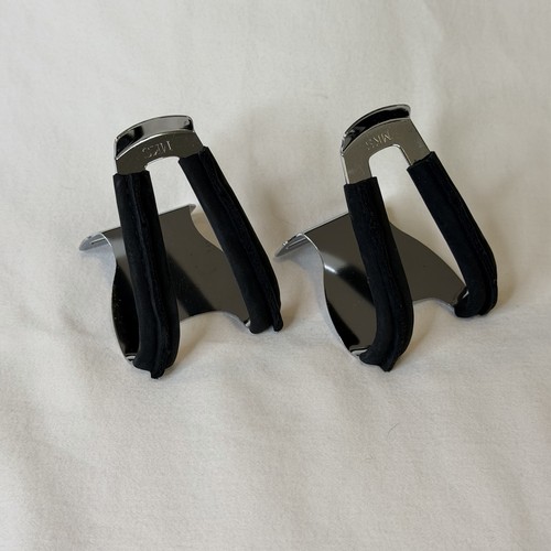 Mks steel half toe clips - half, w/