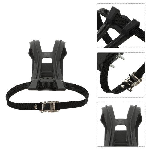 Black cycling toe - black, with
