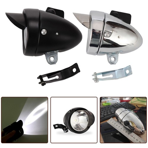 Chrome vintage bike light - vintage,